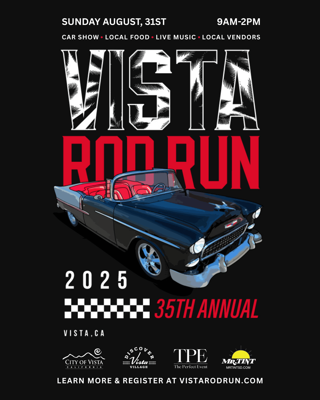 2025 Vista Rod Run Social Media Flyer (1)